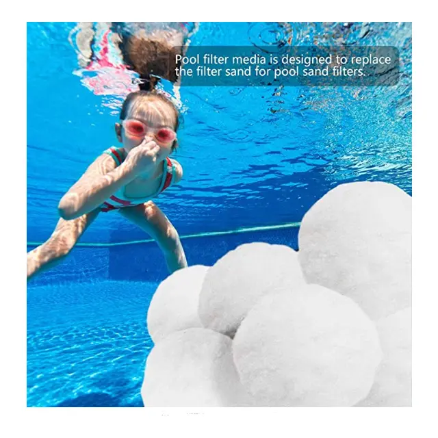 100% Polyester Fiber Replace Sand For Pool Water Filtration