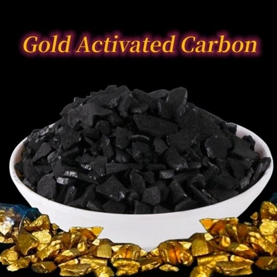 Coconut Shell Gold Activated Carbon 6x12 Mesh för guldextraktion