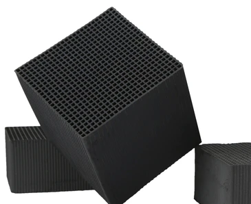 Avfallsgasbehandling Honeycomb aktivt kol