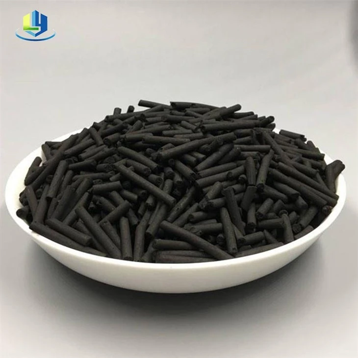 Coal Based Special Columnar Extruded Pellet Activated Carbon Made By Coal Impregnated With KOH, Ki, Naoh, Copper, ASTM Standard